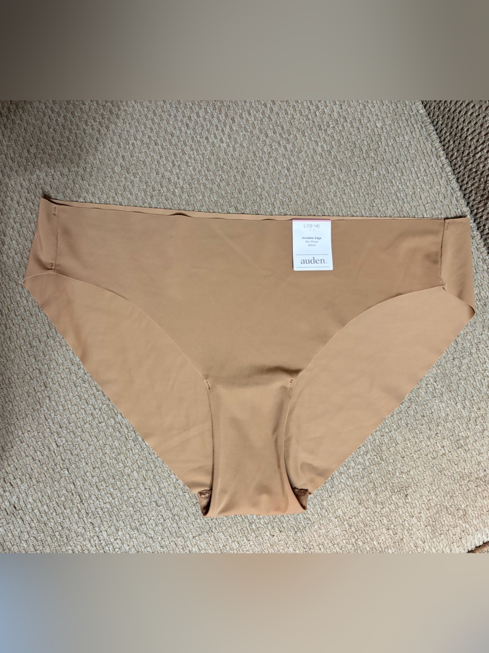 Auden No-Show Bikini Briefs in Tan